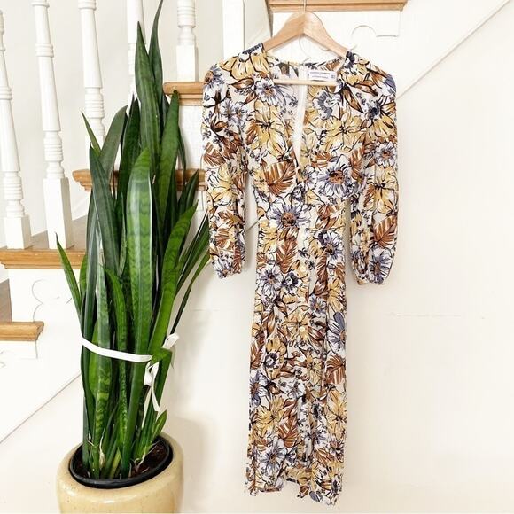 Anthropologie Faithfull Chloe Mid Dress Size 4 - Picture 1 of 9